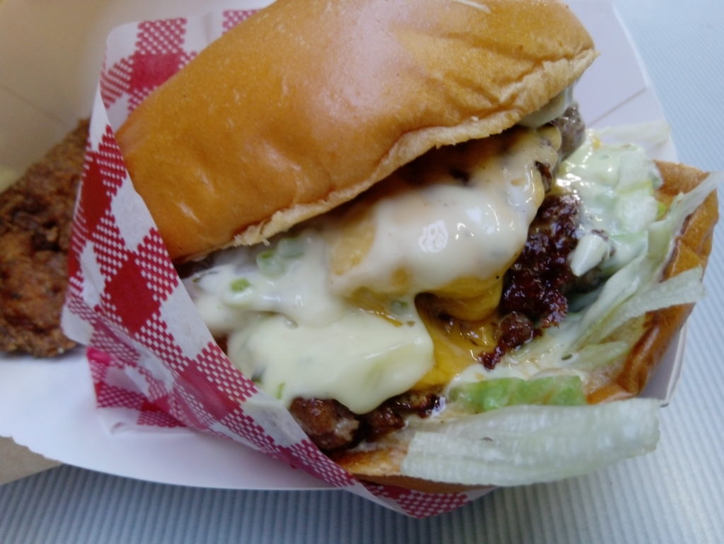 Hoodburger Double Cheeseburger